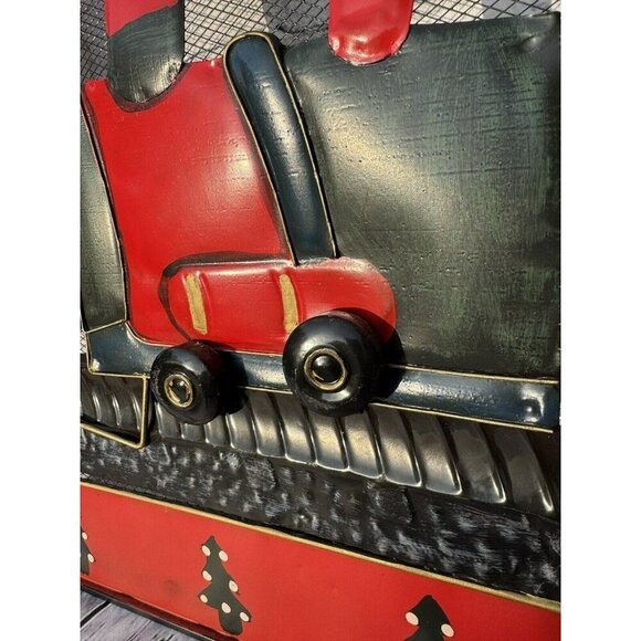 Vintage Foldable 3D Metal Fireplace Hand Painted Screen - Picture 6 of 14